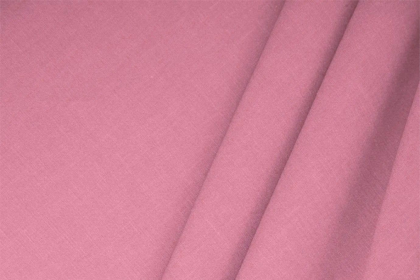 Tissu Mélange de lin Rose camée en Lin, Stretch, Viscose pour vêtements