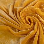 Yellow silk and viscose velvet for dressmaking | new tess