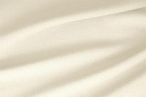 Tissu Laine Stretch Blanc ivoire en Laine, Polyester, Stretch pour vêtements