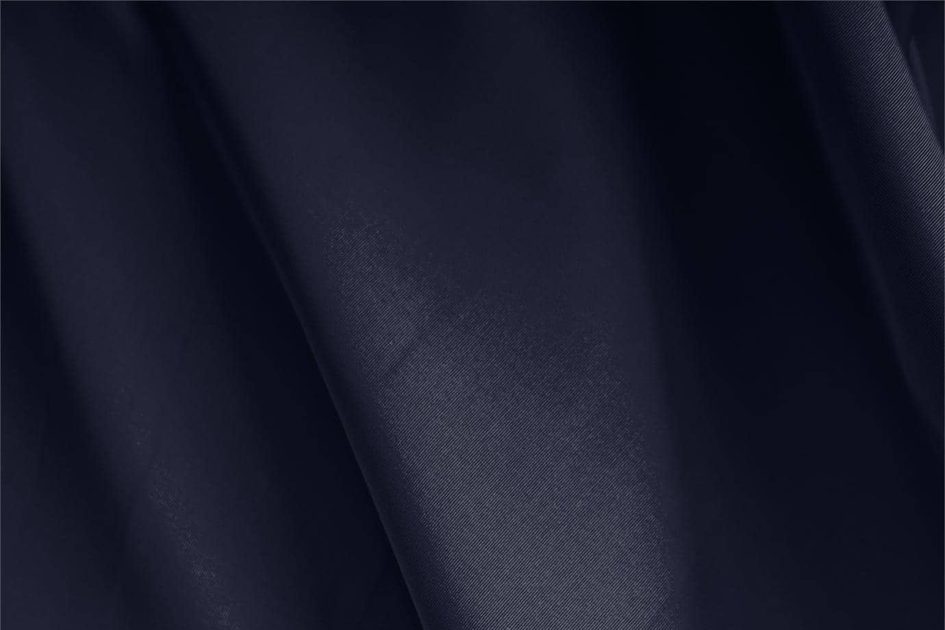 Tessuto Faille Blu Buio in Seta per abbigliamento