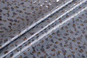 Silver Cotton, Polyester fabric for dressmaking