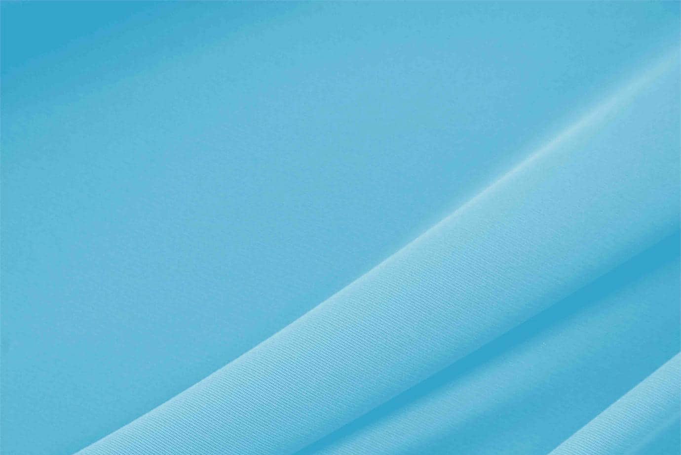 Tissu Microfibre légère Bleu turquoise en Polyester pour vêtements