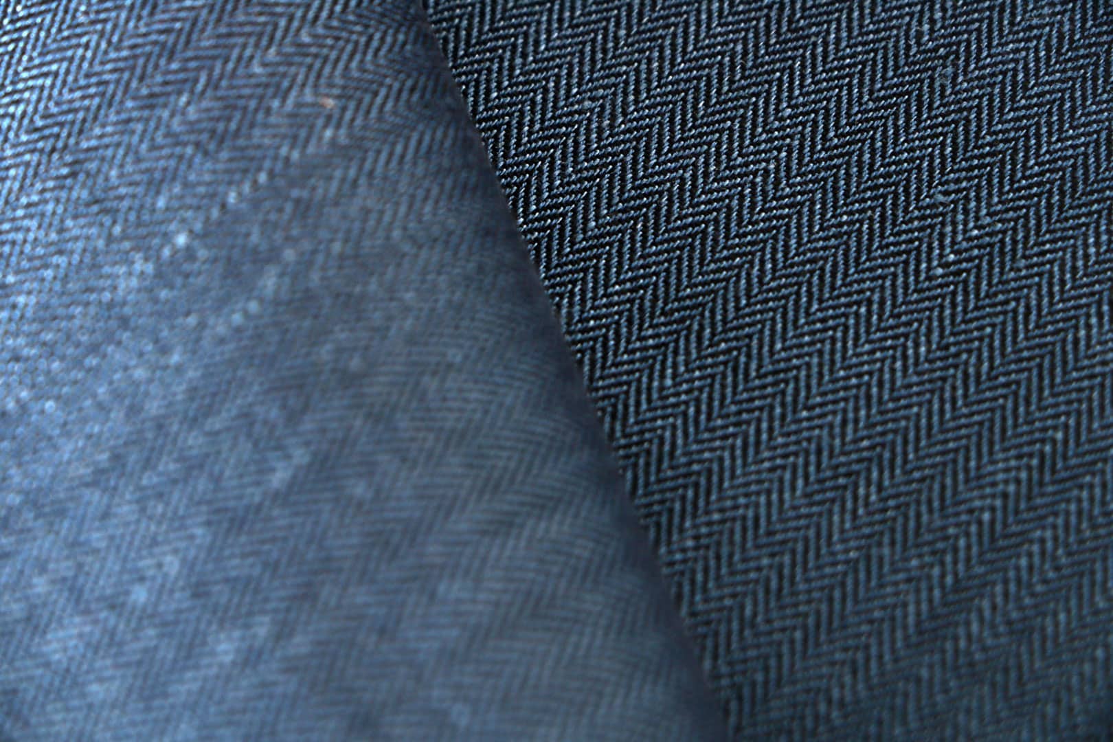 Tessuto Blu in Cotone, Lino per abbigliamento