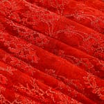 Orange Polyester fabric for dressmaking