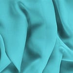 Wave Blue Silk Georgette fabric for dressmaking