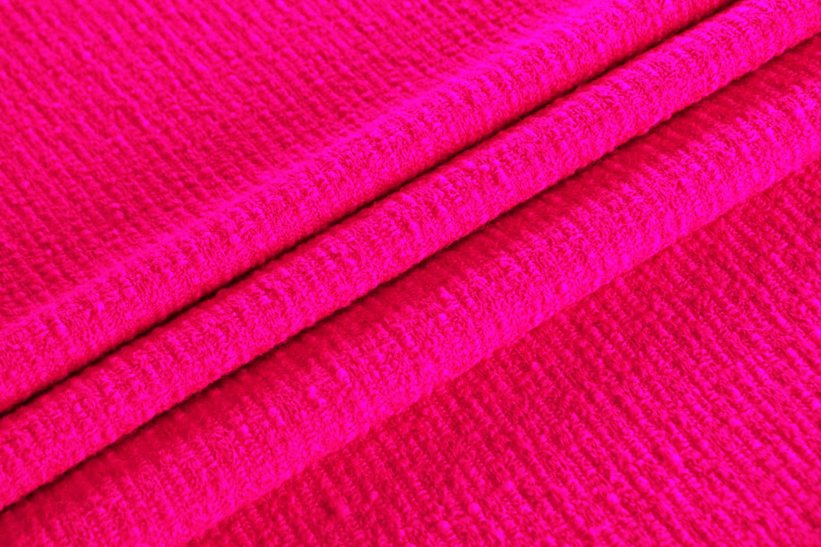 Fuxia Polyester, Wool fabric for dressmaking