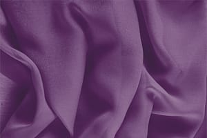 Aubergine Purple Silk Georgette fabric for dressmaking
