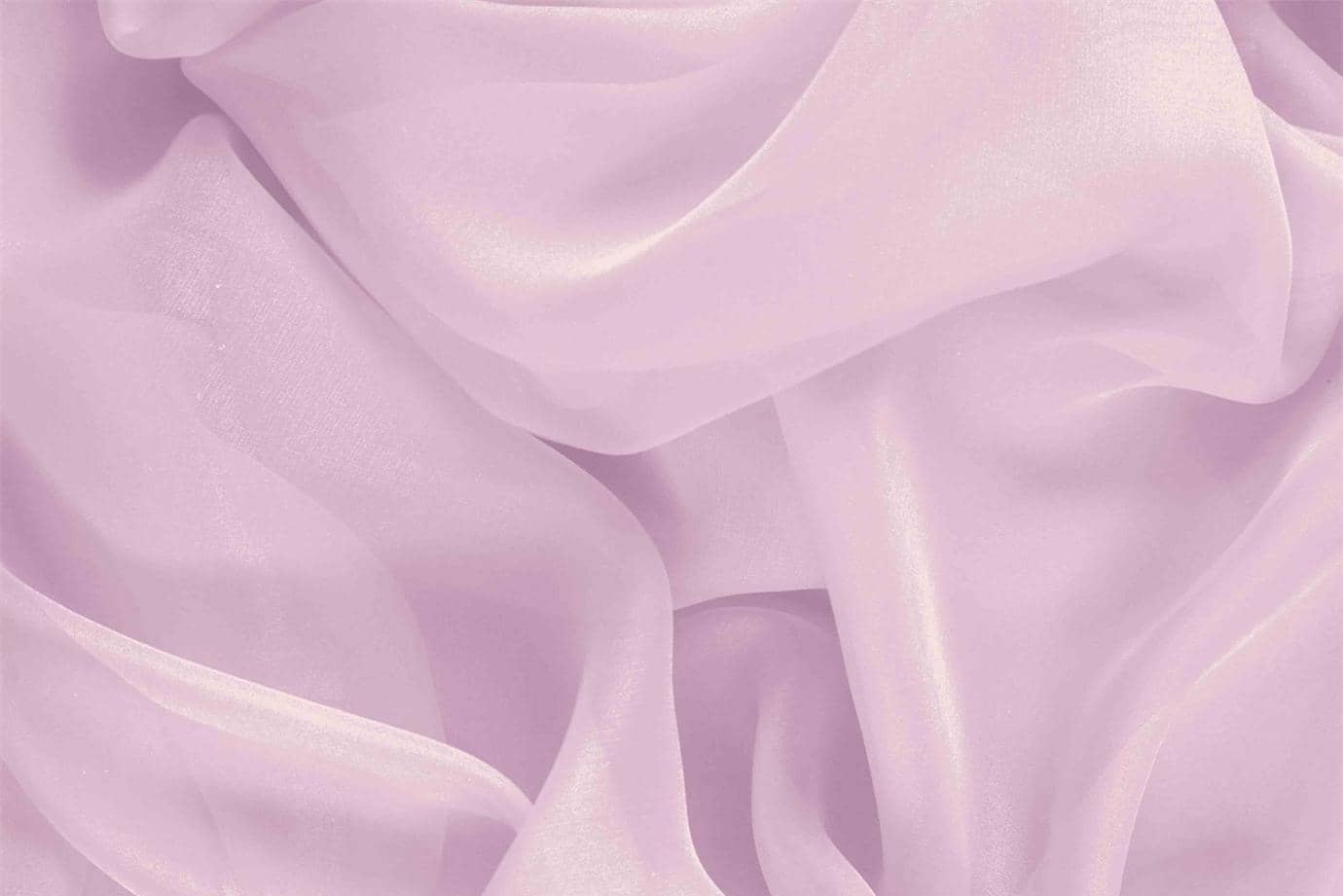 Fairy Pink Silk Chiffon fabric for dressmaking