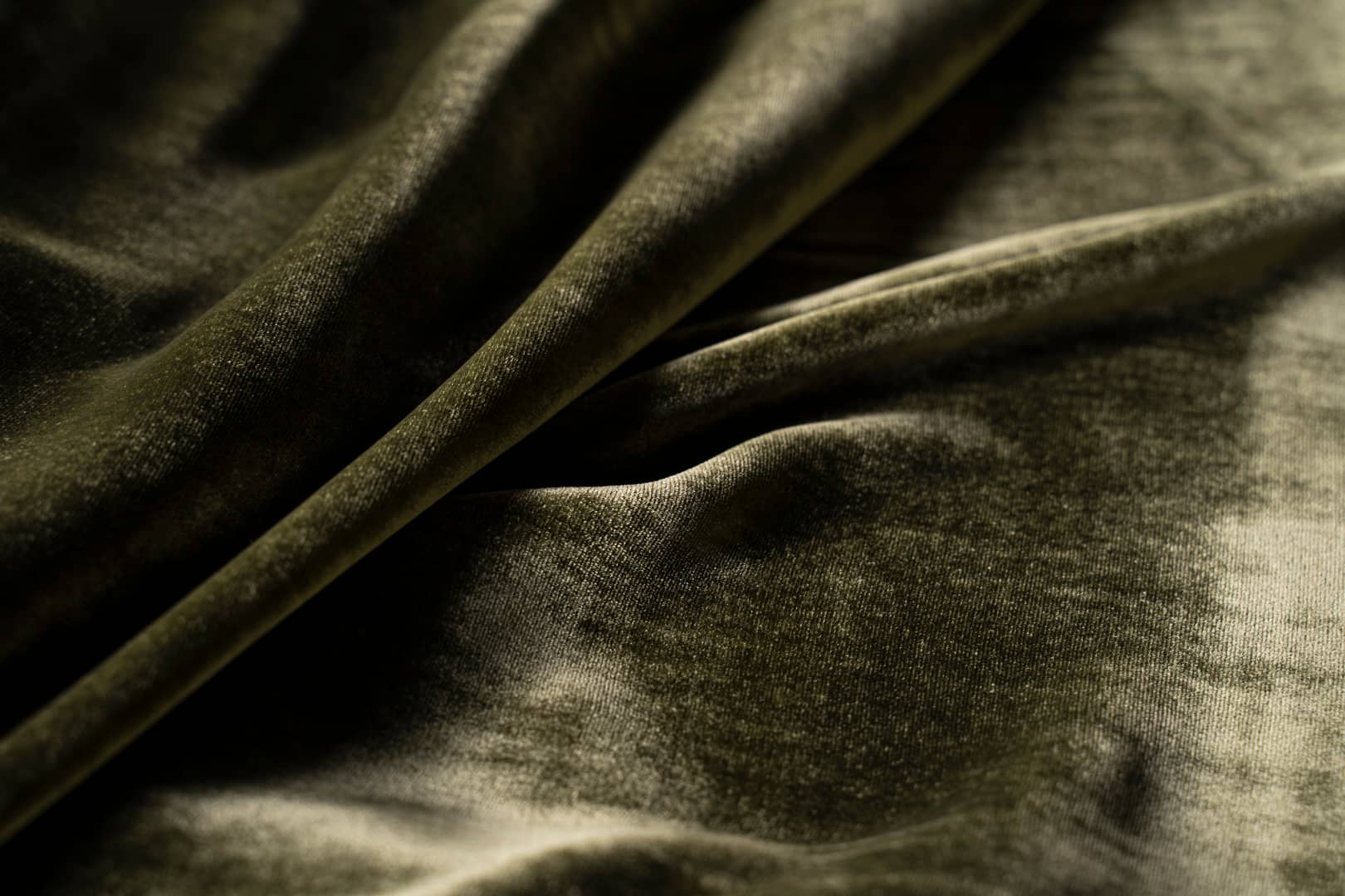 Tissu Vert en Soie, Viscose pour vêtements
