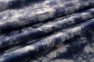Blue Silk fabric for dressmaking
