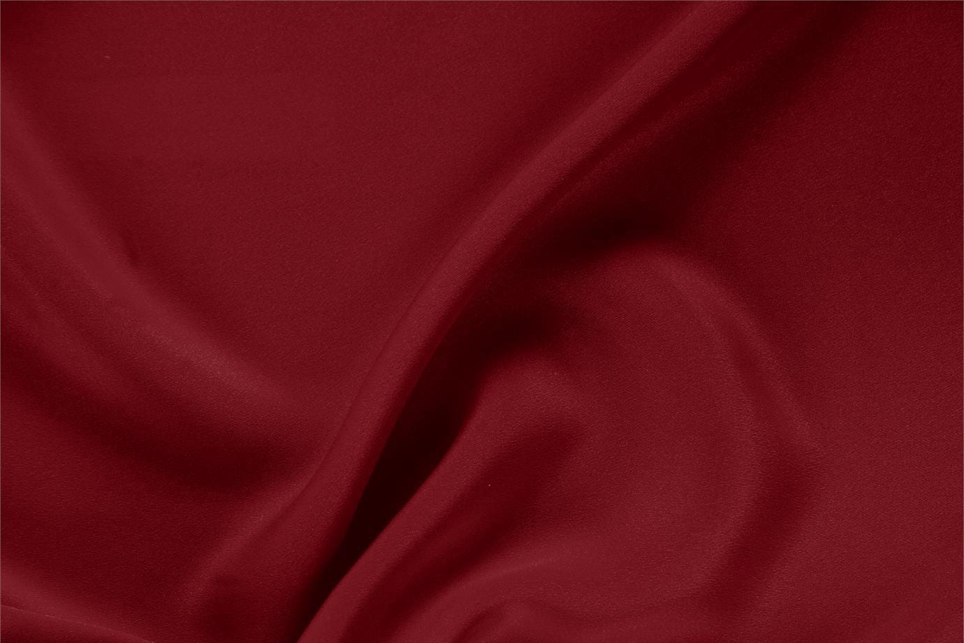 Tessuto Drap Viola Bordeaux in Seta per abbigliamento