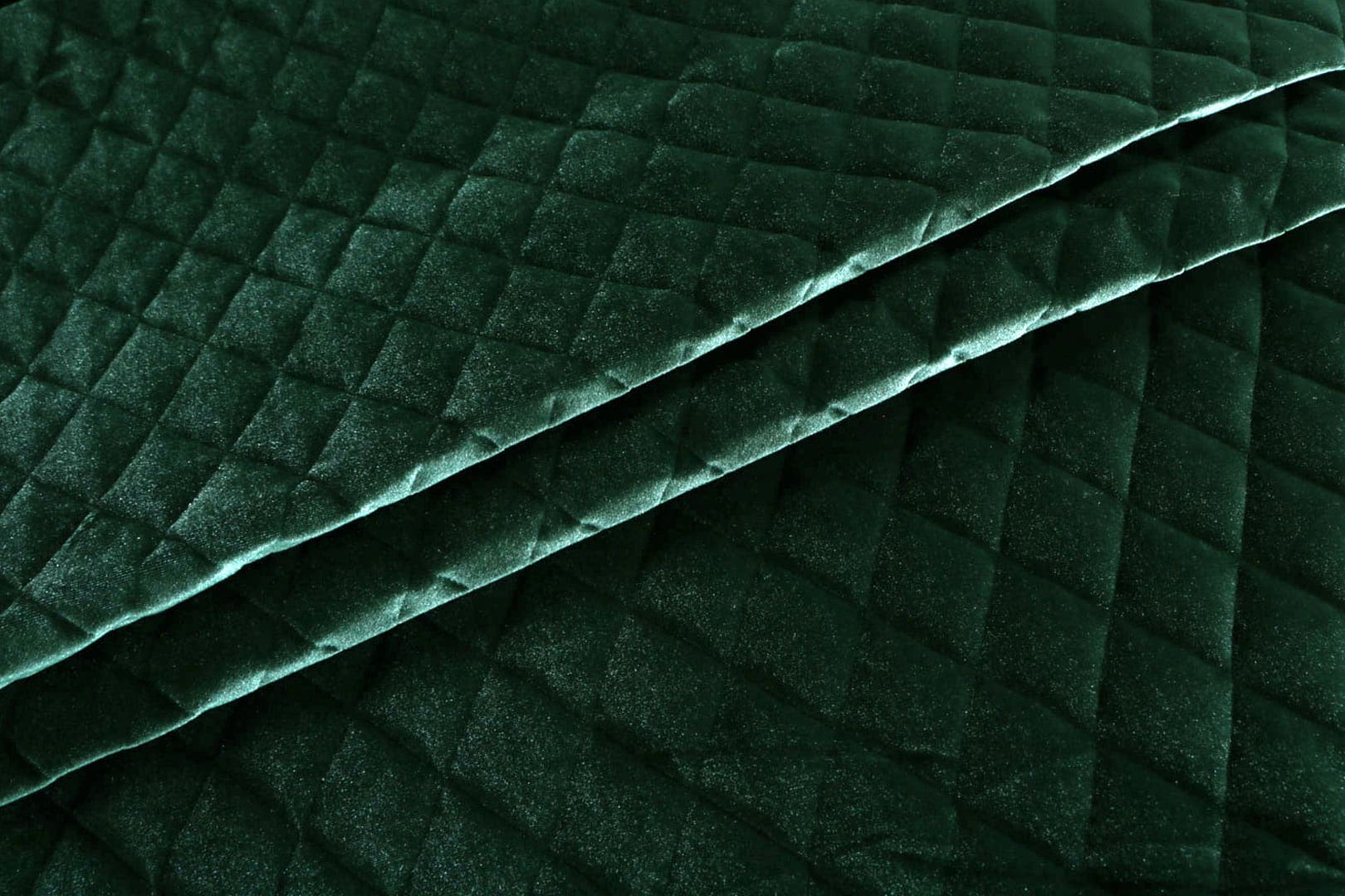Tessuto Verde in Poliestere, Stretch per abbigliamento