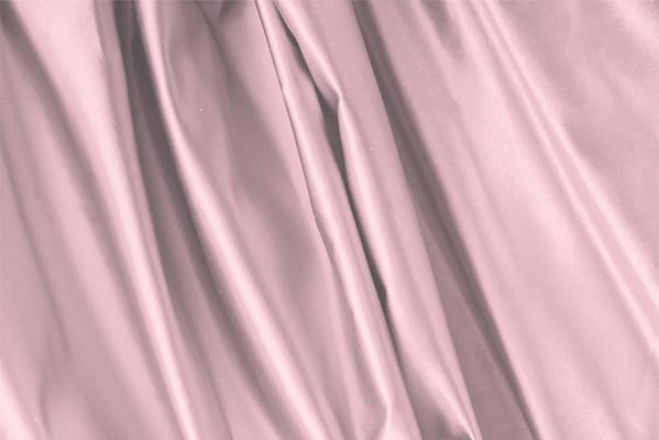 Candied Pink Silk Duchesse fabric for dressmaking