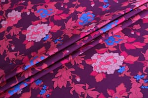 Fuxia, Pink, Purple Viscose Muslin fabric for dressmaking