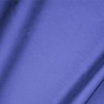 Tissu Satin de coton stretch Bleu saphir en Coton, Stretch pour vêtements