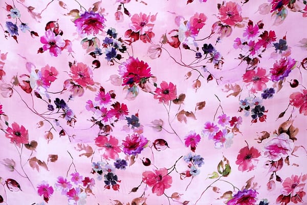 Fuxia, Pink Silk Crêpe de Chine fabric for dressmaking