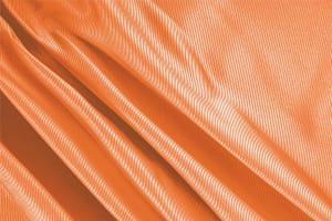 Tessuto Dogaressa Arancione Mandarino in Seta per abbigliamento