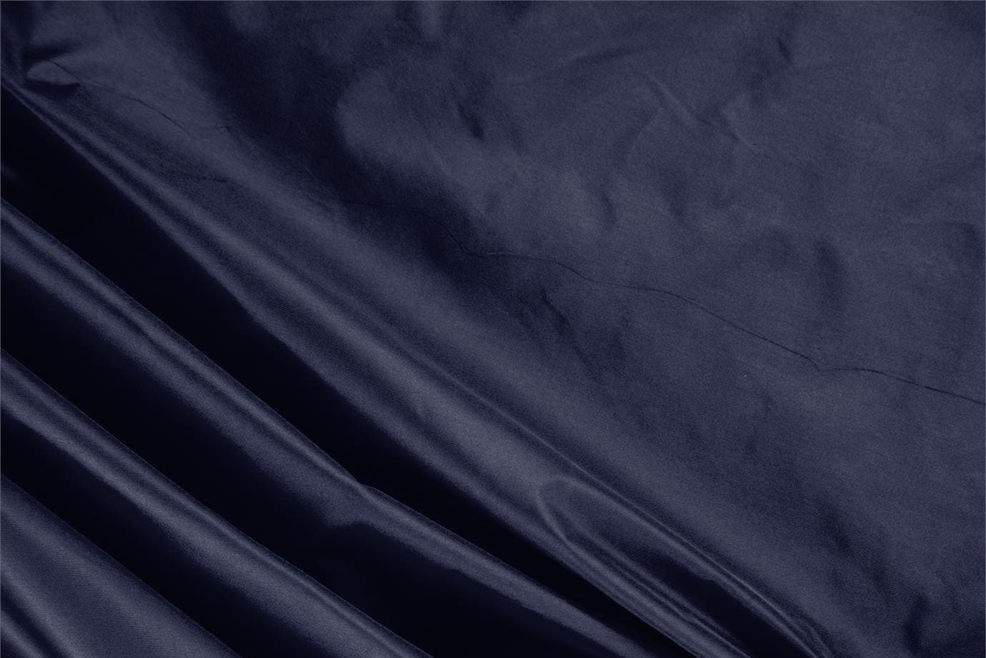 Navy Blue Silk Taffeta fabric for dressmaking