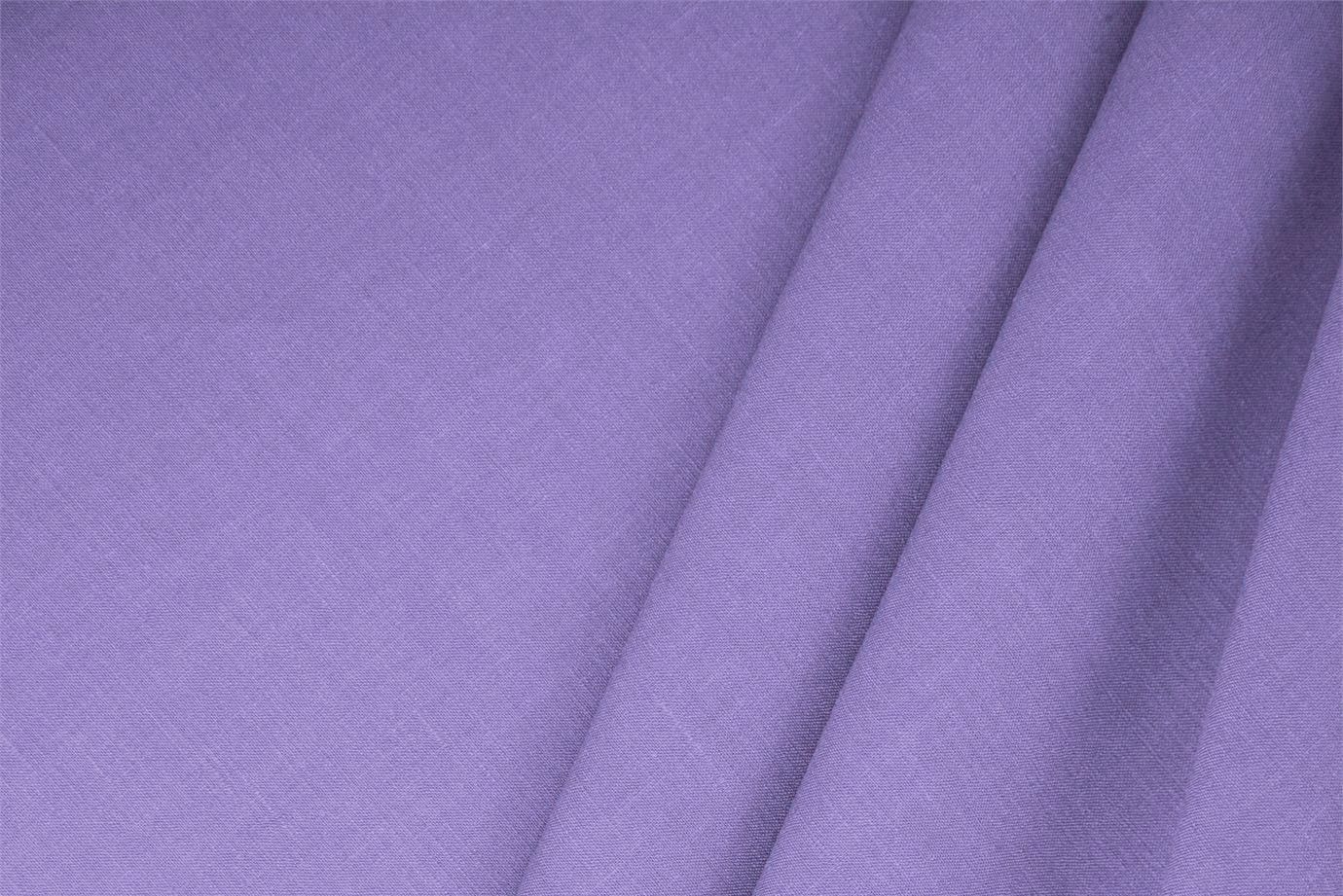 Tissu Mélange de lin Violet lilas en Lin, Stretch, Viscose pour vêtements