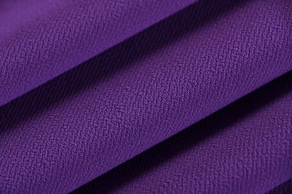 Violet Purple Polyester Crêpe Microfiber fabric for dressmaking
