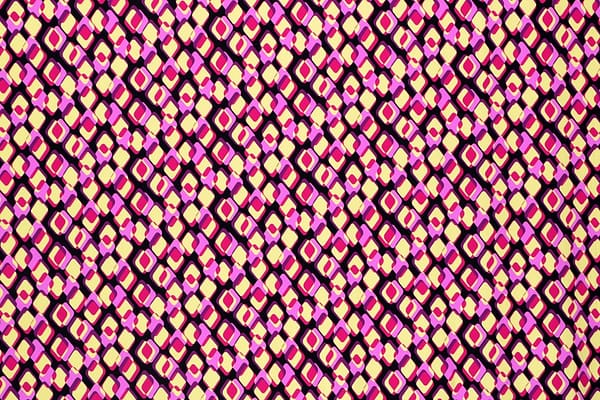 Black, Fuxia Polyester, Stretch fabric for dressmaking