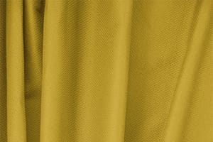 Ochre Yellow Cotton, Stretch Pique Stretch fabric for dressmaking