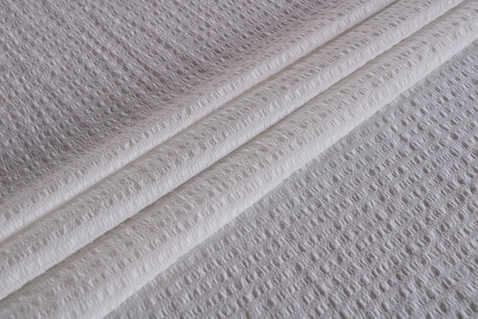 Tissu Blanc en Coton, Soie pour vêtements