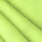 Tissu Toile de lin Vert pomme en Lin pour vêtements