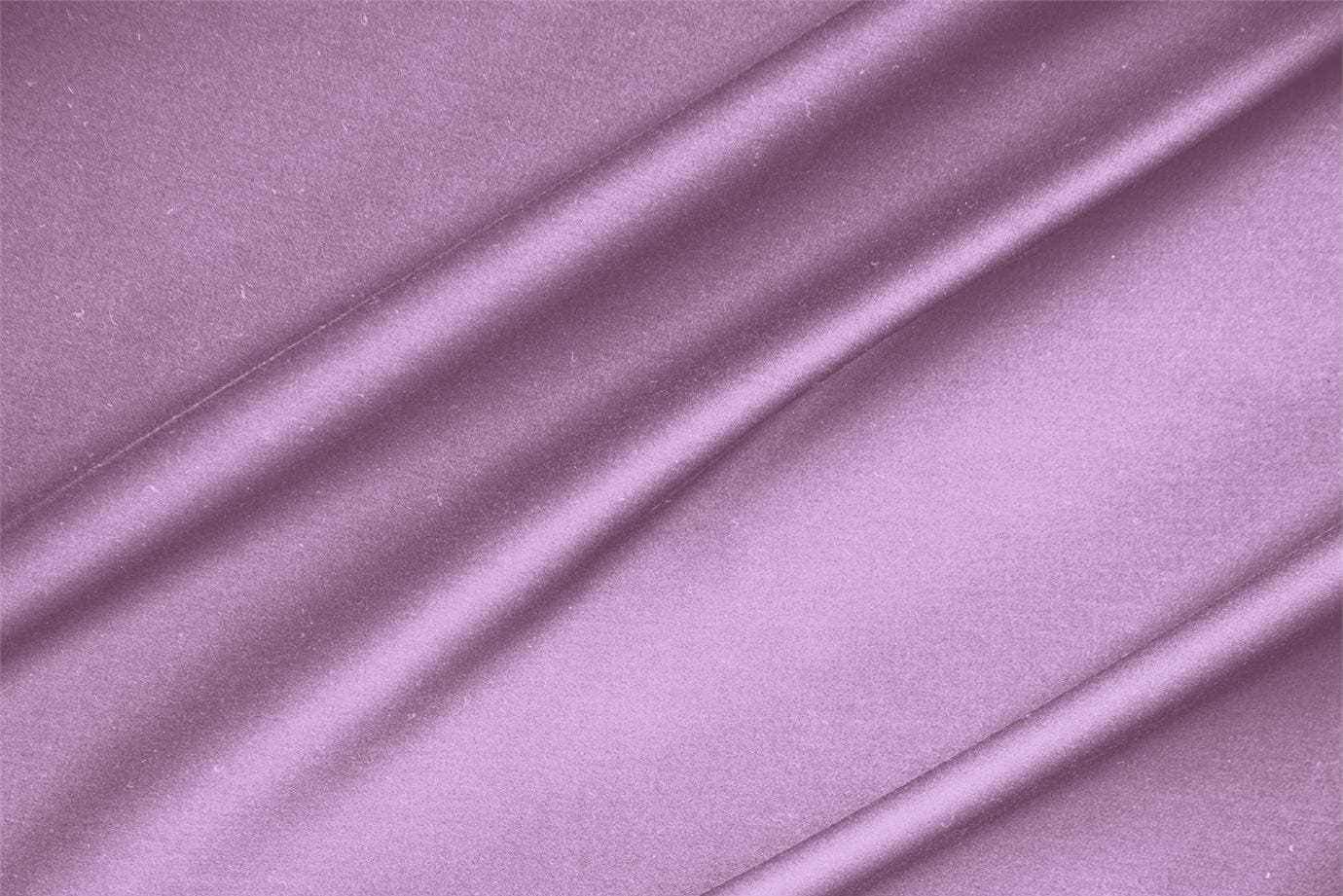 Tissu Satinette de coton stretch Violet lilas en Coton, Stretch pour vêtements