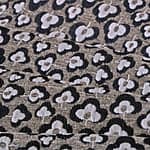 Beige, Gray Trifoglio 000803 Floral Fabric
