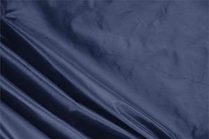 Tessuto Taffetà Blu Cobalto in Seta per abbigliamento