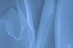 Tissu organza bleu capri en pure soie naturelle | new tess