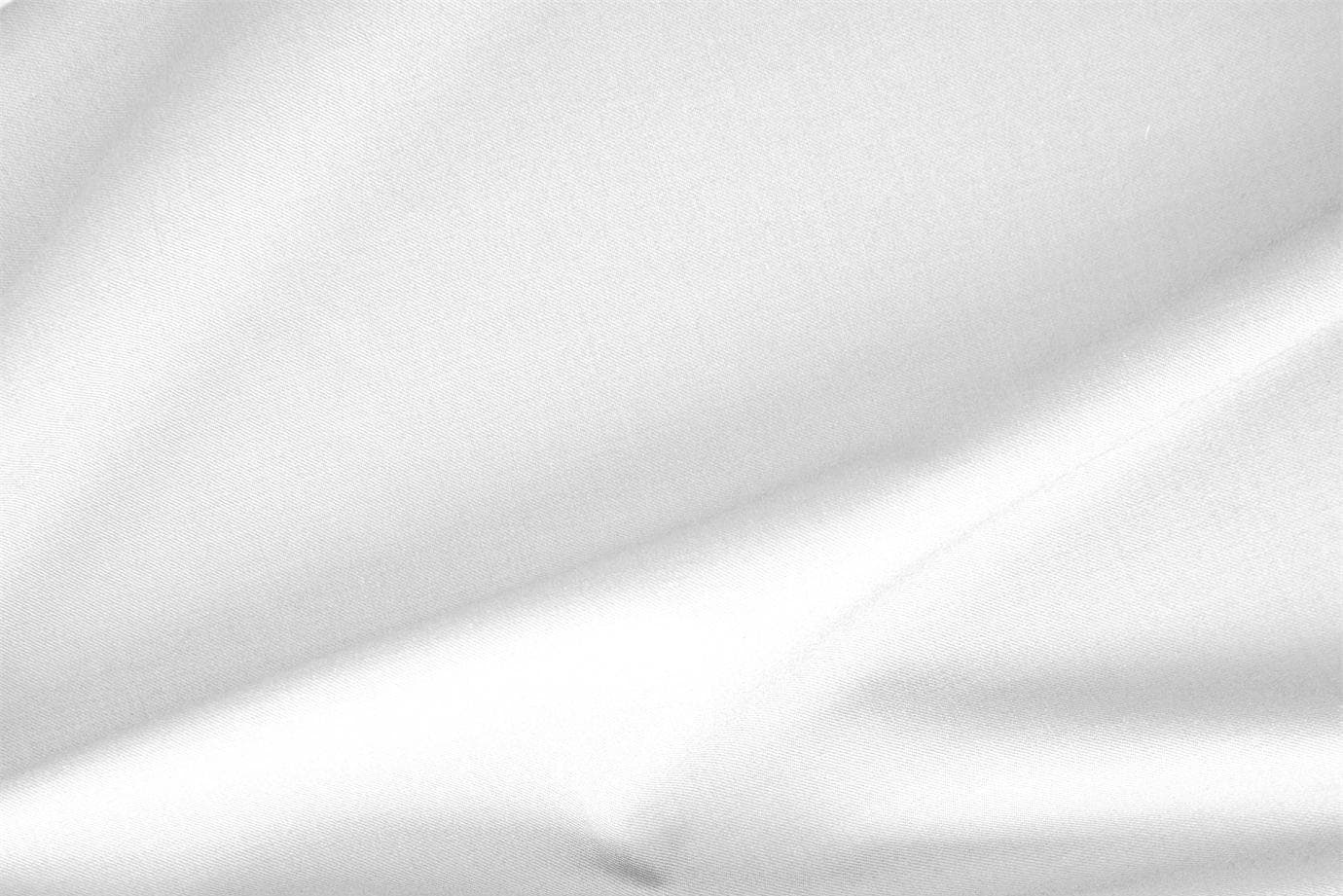Tessuto Gabardine Stretch di Lana Bianco Ottico per abbigliamento