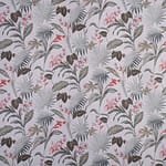 Green, Pink, White Cotton fabric for dressmaking