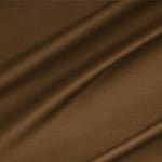 Tissu Satinette de coton stretch Marron cacao en Coton, Stretch pour vêtements