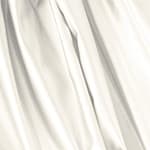 Tessuto Duchesse Bianco Avorio in Seta per abbigliamento