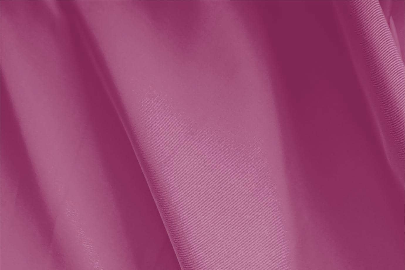Cyclamen fuchsia faille fabric in pure silk with thin ribbing for dressmaking