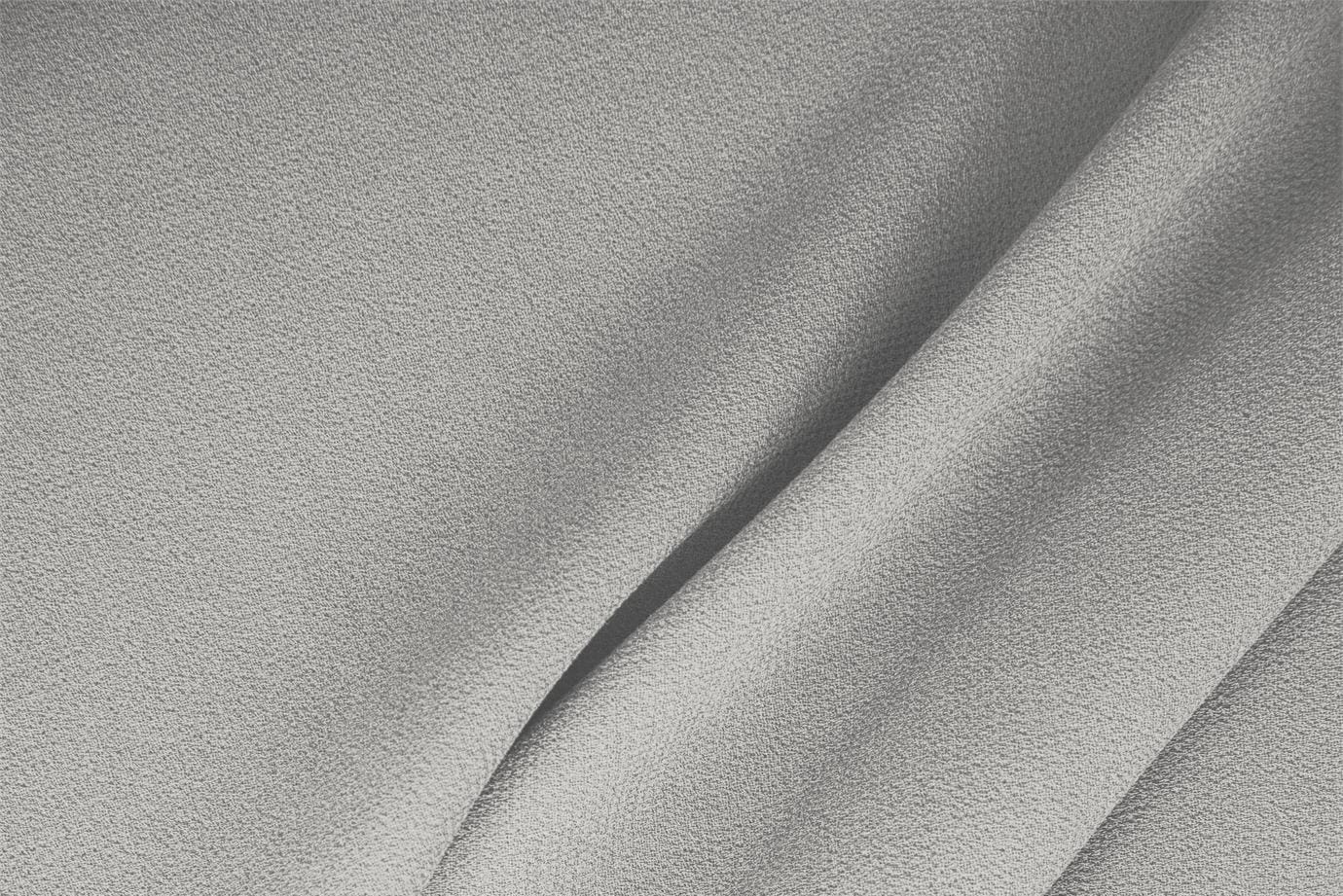 Arctic Silver Wool Wool Double Crêpe fabric for dressmaking