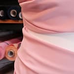 Tissu Microfibre Douce Rose bébé en Polyester pour vêtements