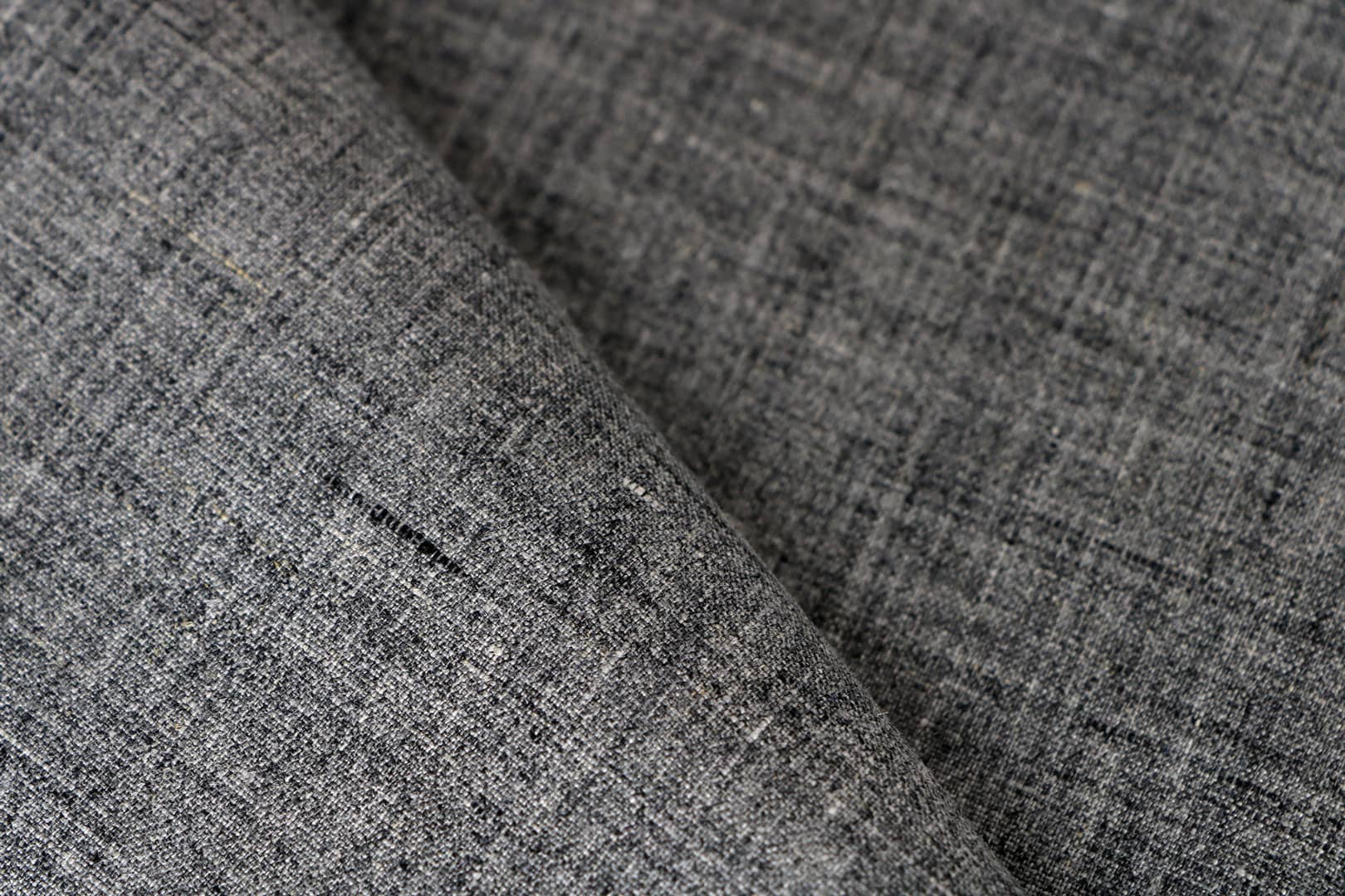 Gray Linen fabric for dressmaking