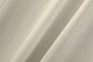 Tissu Double Shantung Beige dune en Coton, Soie pour vêtements