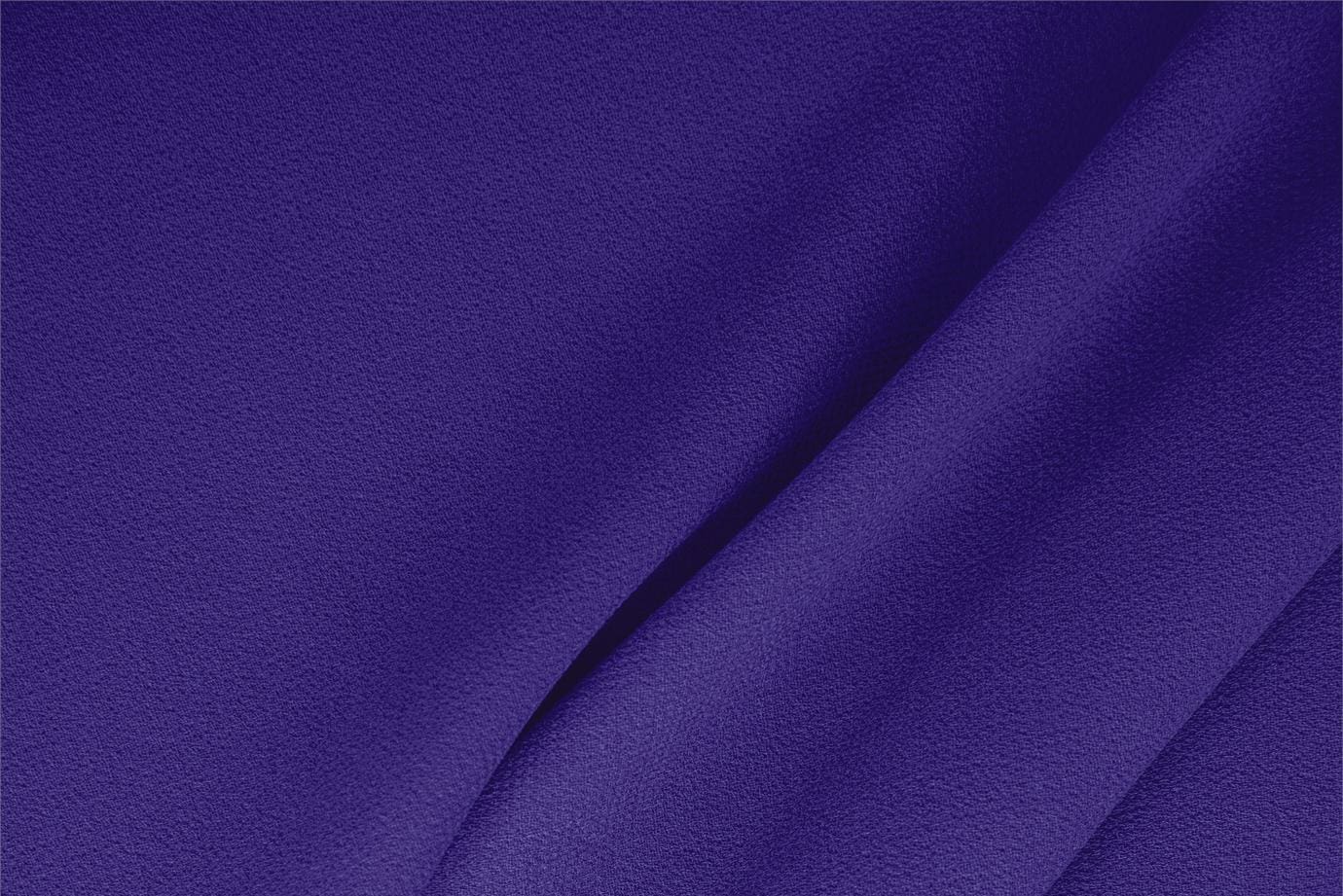 Tissu Double crêpe de laine Violet pétunia en Laine pour vêtements