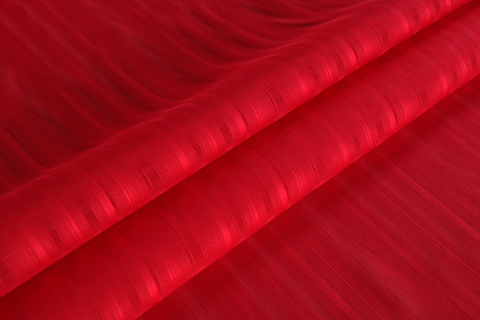 Tessuto Rosso in Cotone, Seta per abbigliamento