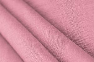 Oleander Pink Linen Linen Canvas fabric for dressmaking