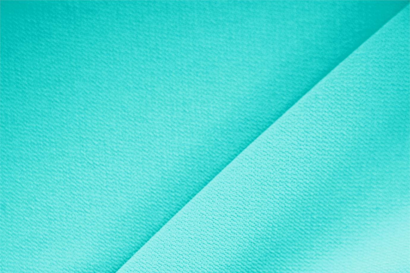 Crêpe Microfiber Fabric Blue Pavone