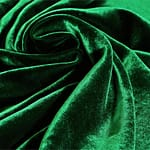 Tessuto Velluto Se/Viscosa 015 Verde per Abbigliamento