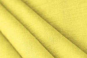 Lemon Yellow Linen Linen Canvas fabric for dressmaking
