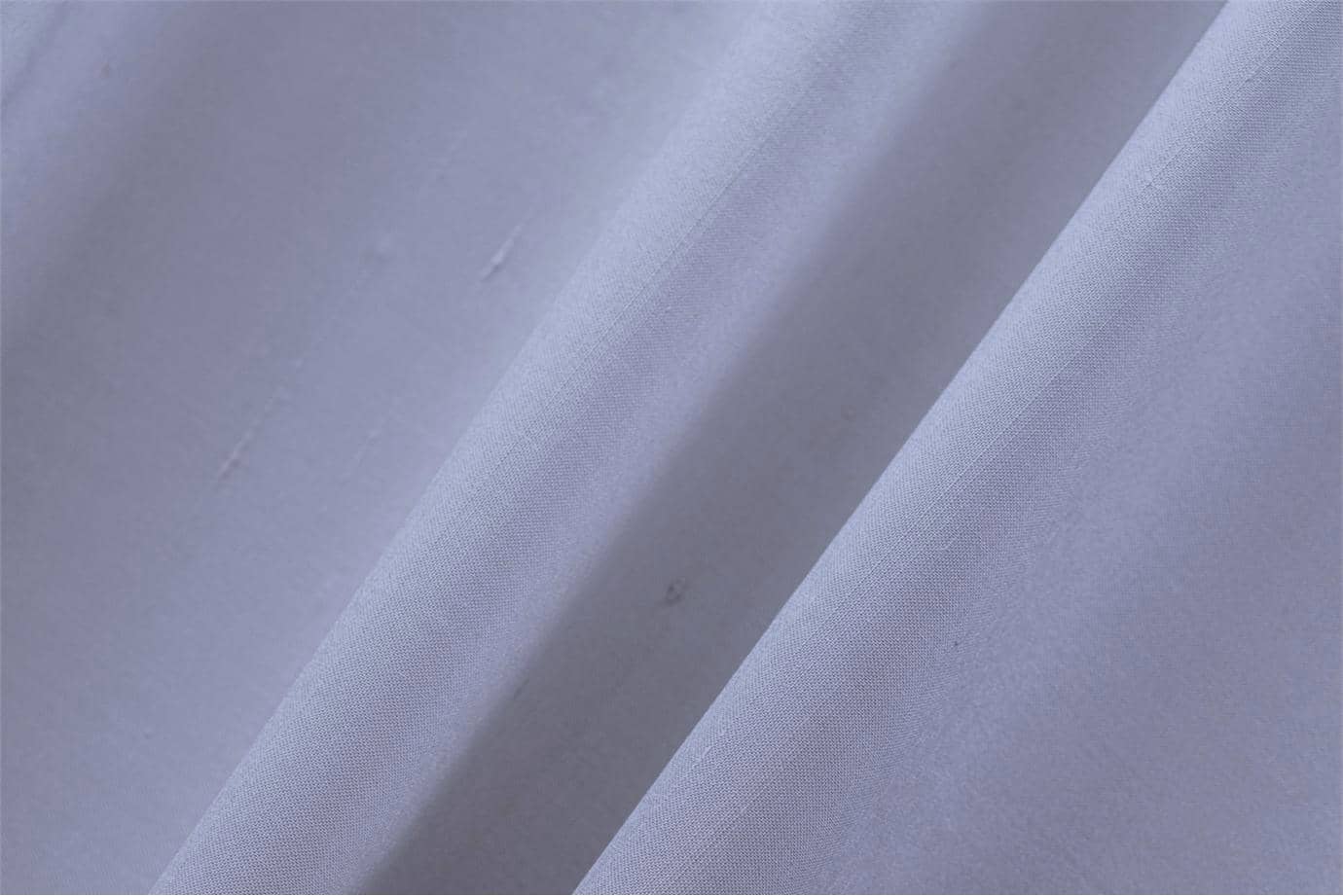 Tissu Double Shantung Bleu nuage en Coton, Soie pour vêtements
