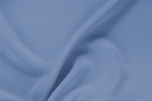 Tessuto Drap Blu Temporale in Seta per abbigliamento
