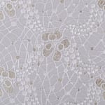 Cotton blend macramé lace in ivory and gold | new tess bridal fabrics
